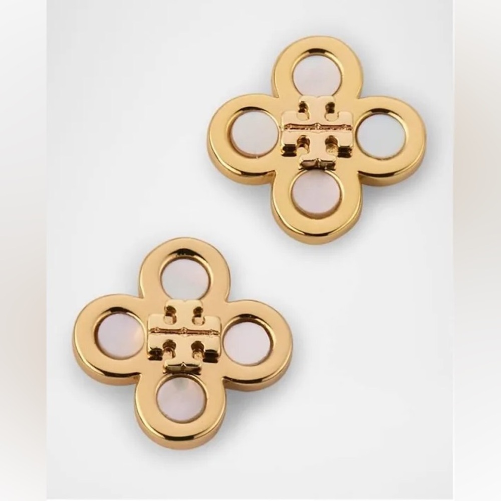 Tory Burch Kira Clover Stud Earrings